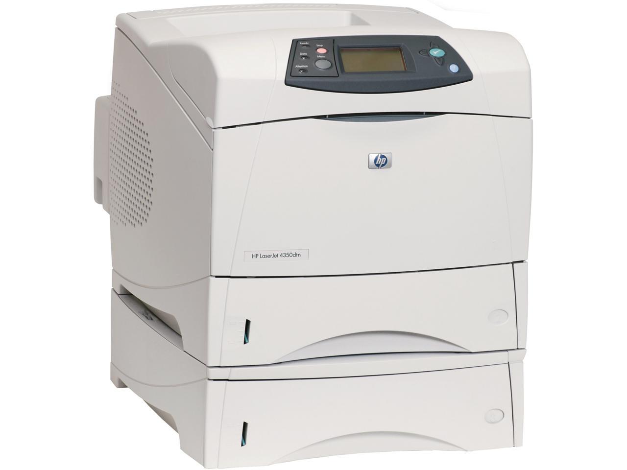 HP LaserJet 4350DTN Laser Printer – Monochrome – Plain Paper Print – Desktop