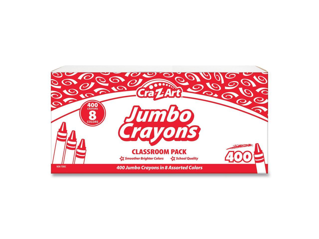 Jumbo Crayons 8 Assorted Colors 400/Pack 740051