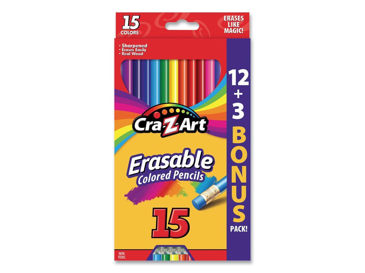 Erasable Colored Pencils 15 Assorted Lead and Barrel Colors 15/Set 1045948