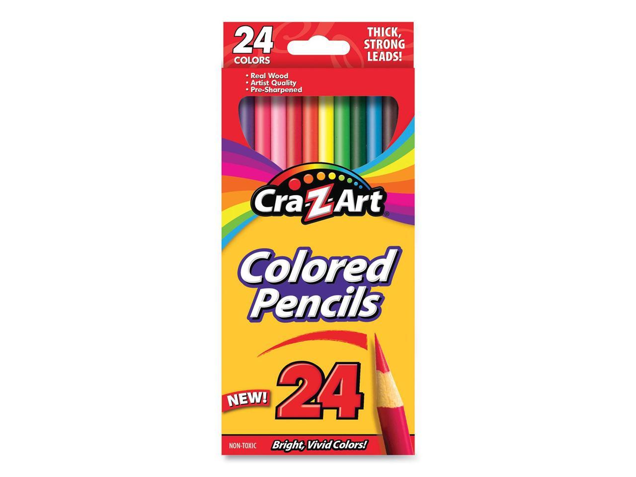 Colored Pencils 24 Assorted Lead and Barrel Colors 24/Set 10403WM40